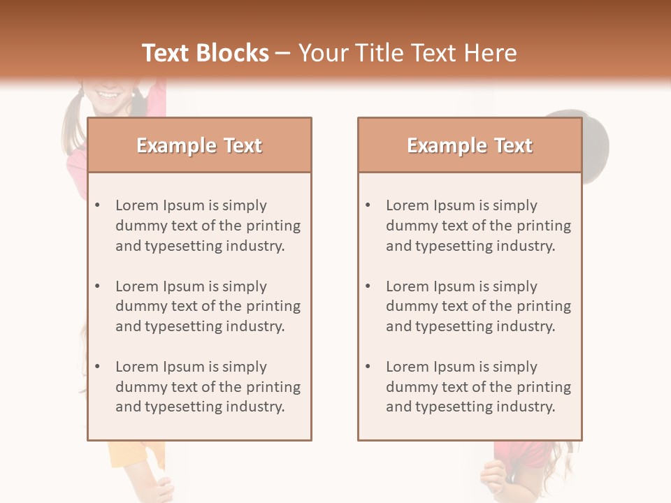 Advertising Message Childhood PowerPoint Template