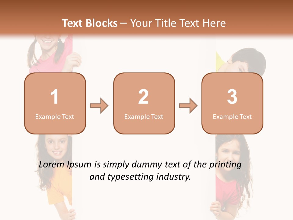 Advertising Message Childhood PowerPoint Template