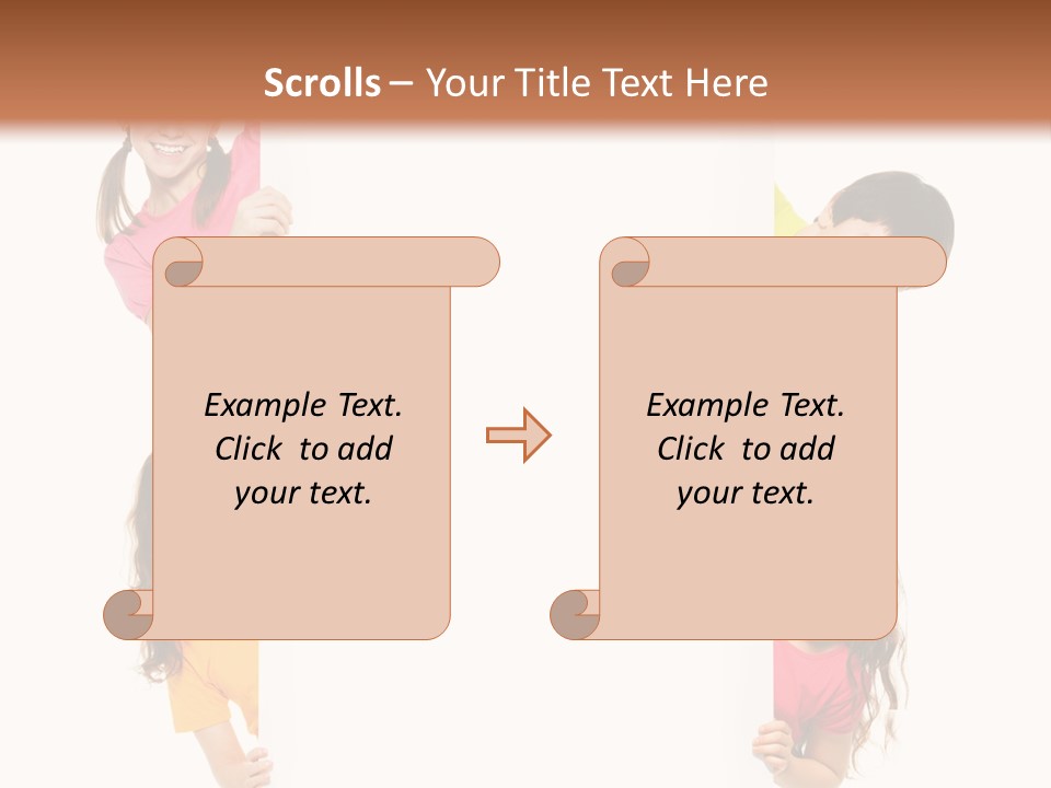 Advertising Message Childhood PowerPoint Template