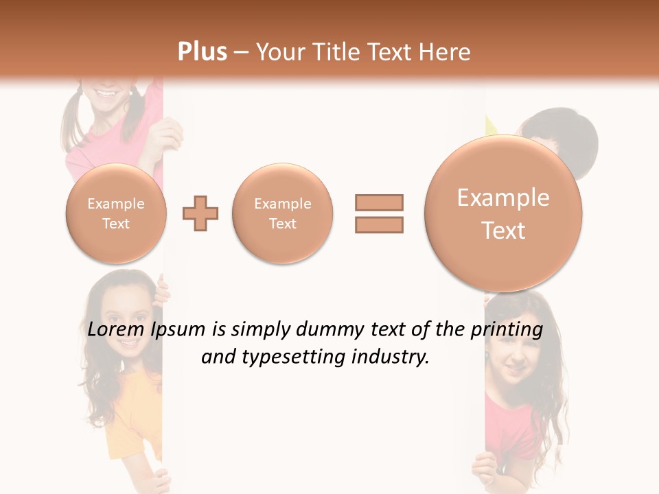 Advertising Message Childhood PowerPoint Template