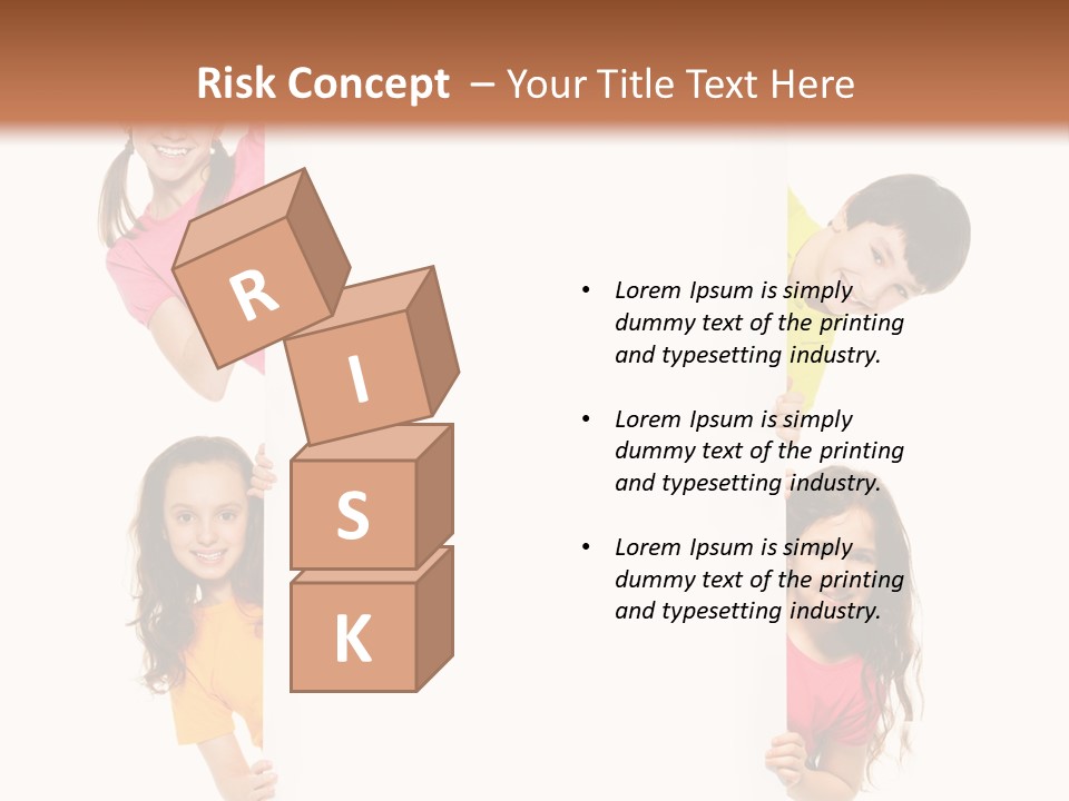 Advertising Message Childhood PowerPoint Template