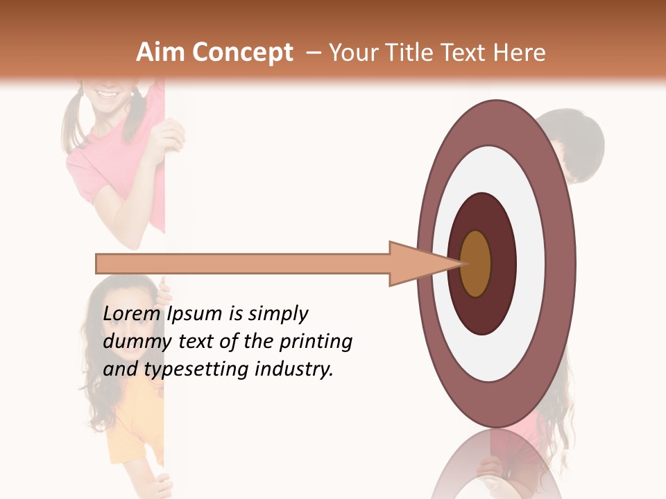 Advertising Message Childhood PowerPoint Template