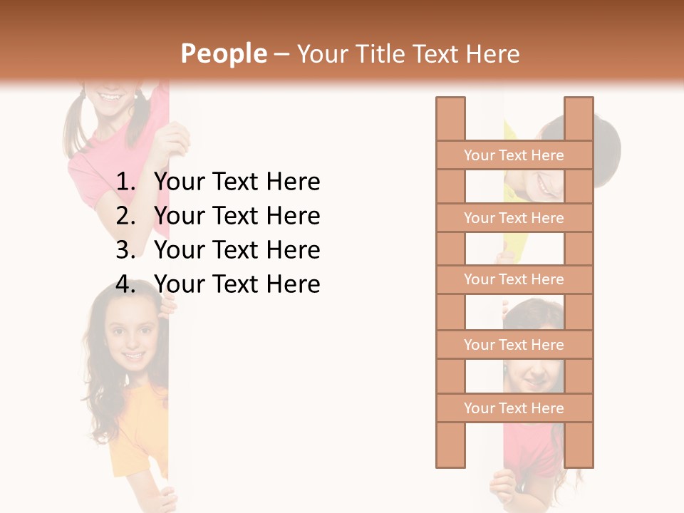 Advertising Message Childhood PowerPoint Template