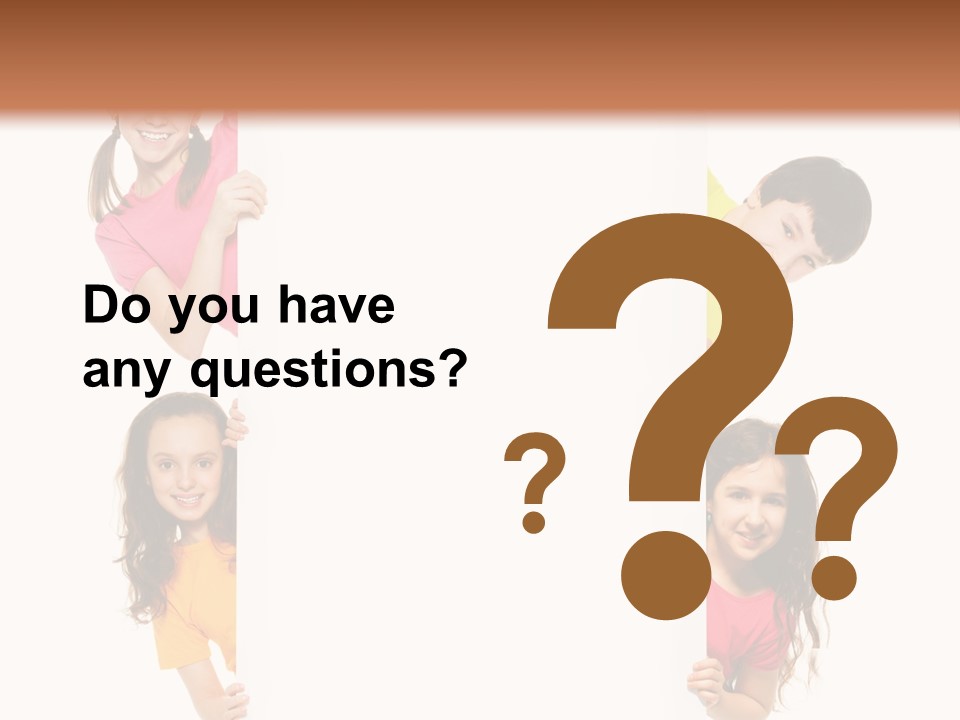 Advertising Message Childhood PowerPoint Template