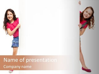 Team Friend Toothy Smile PowerPoint Template