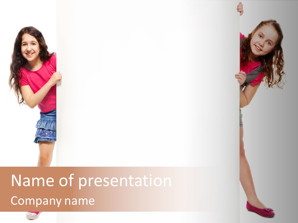 Team Friend Toothy Smile PowerPoint Template