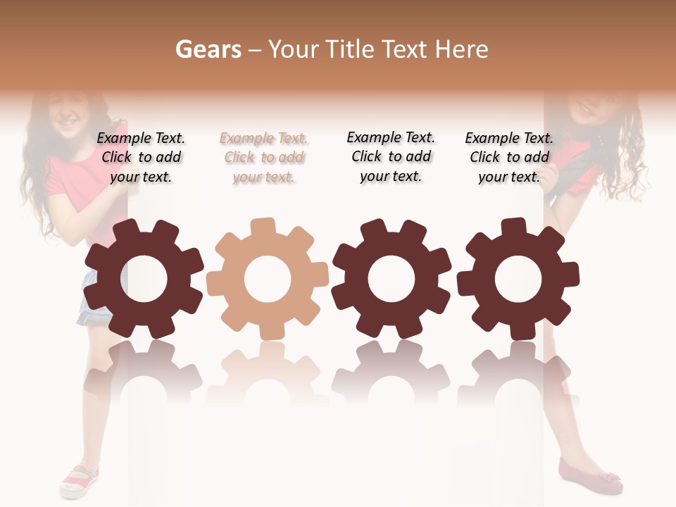 Team Friend Toothy Smile PowerPoint Template