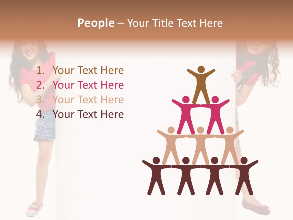 Team Friend Toothy Smile PowerPoint Template