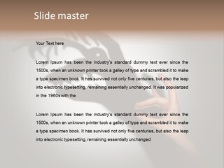 Adult Body Part Shock PowerPoint Template
