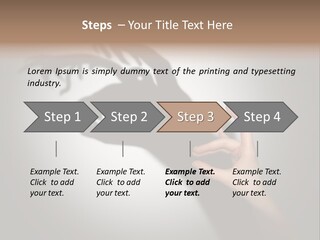 Adult Body Part Shock PowerPoint Template