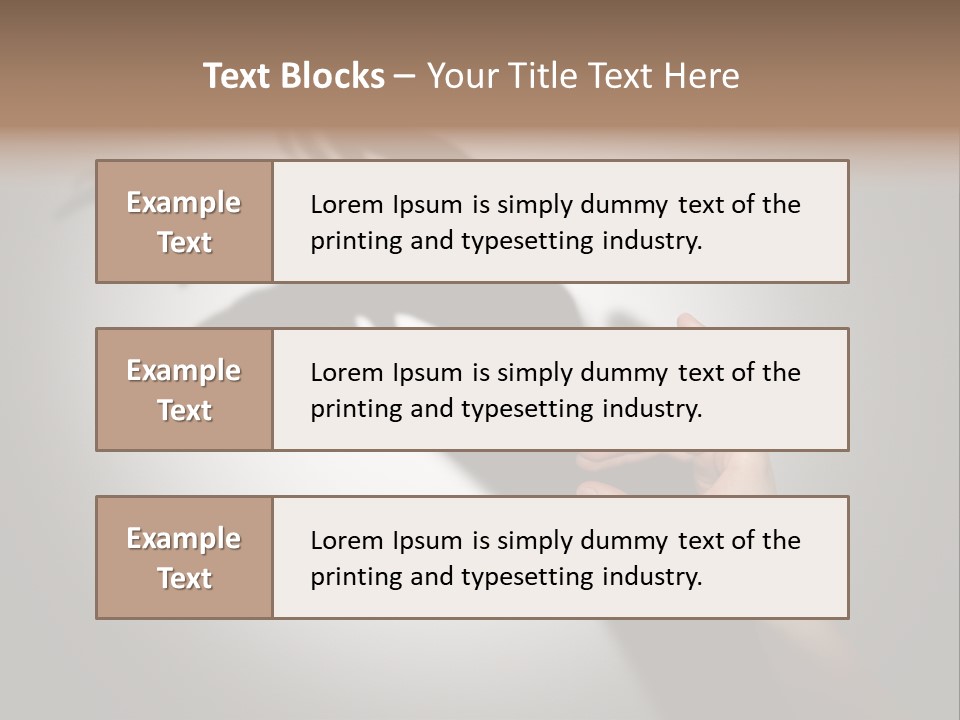 Adult Body Part Shock PowerPoint Template