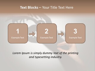 Adult Body Part Shock PowerPoint Template