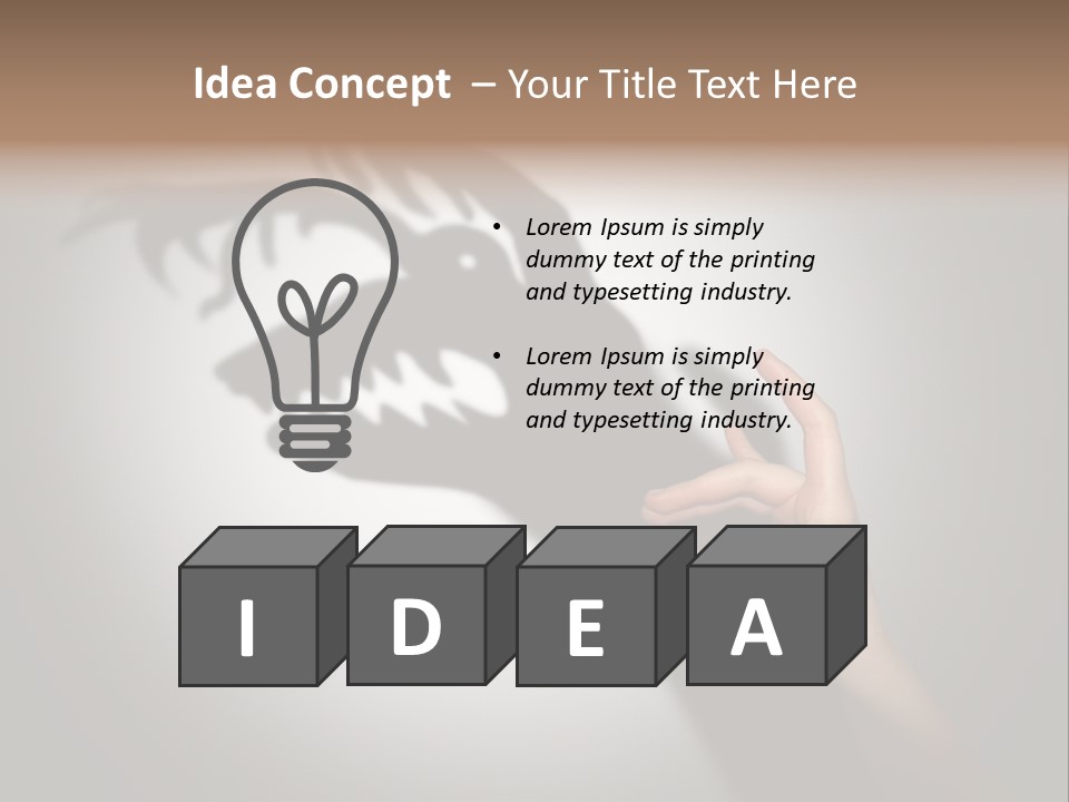 Adult Body Part Shock PowerPoint Template