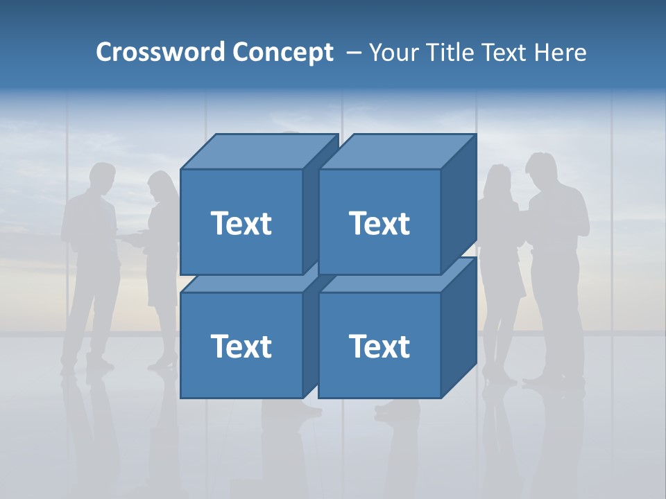 Handshake Office Worker Trading PowerPoint Template