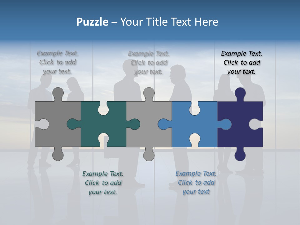 Handshake Office Worker Trading PowerPoint Template