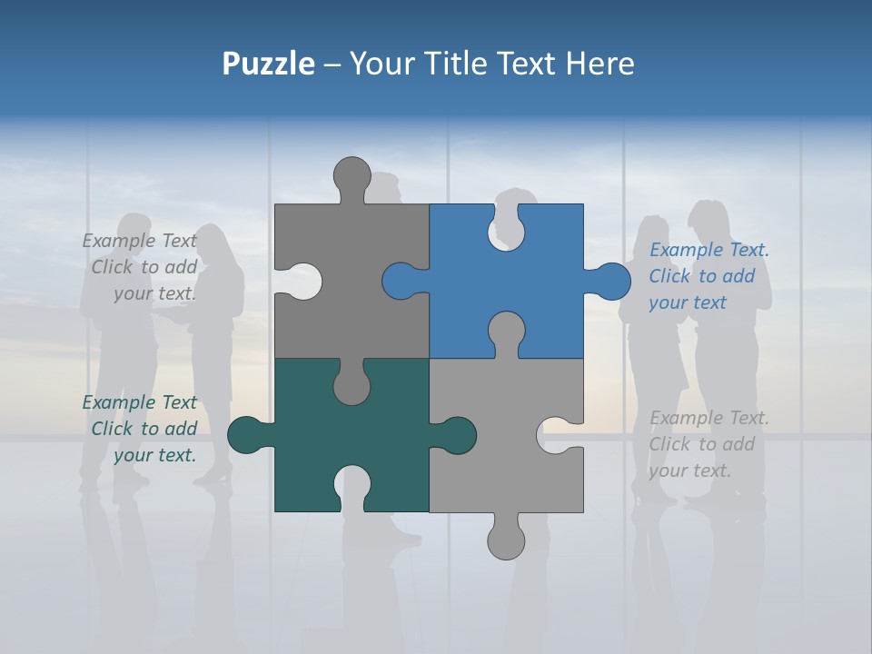 Handshake Office Worker Trading PowerPoint Template