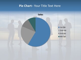 Handshake Office Worker Trading PowerPoint Template