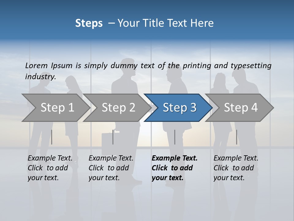 Handshake Office Worker Trading PowerPoint Template