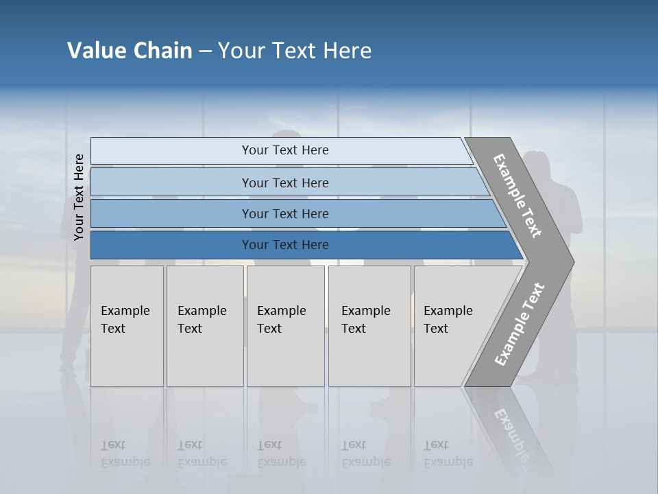 Handshake Office Worker Trading PowerPoint Template