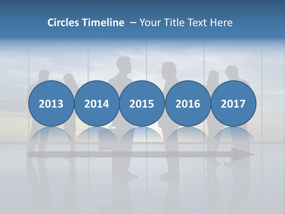 Handshake Office Worker Trading PowerPoint Template