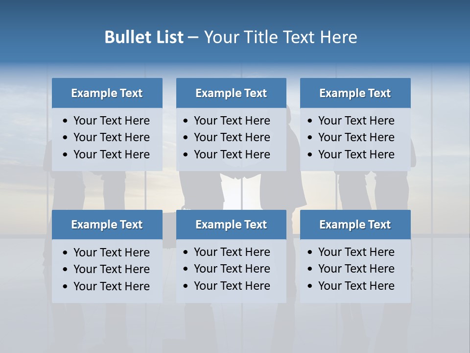 Handshake Office Worker Trading PowerPoint Template