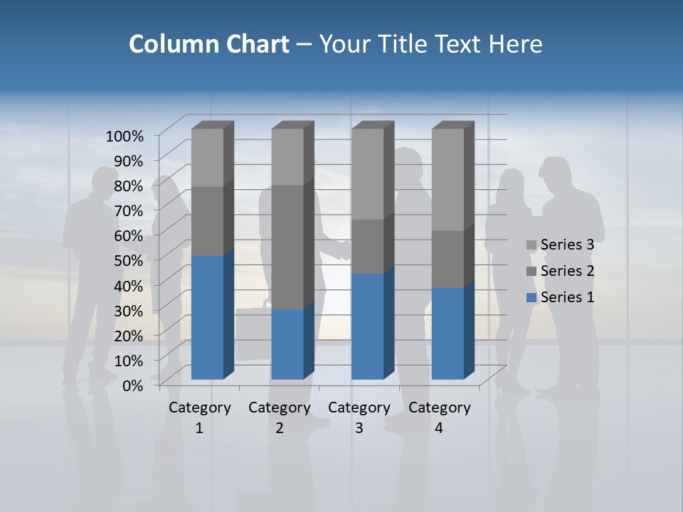 Handshake Office Worker Trading PowerPoint Template
