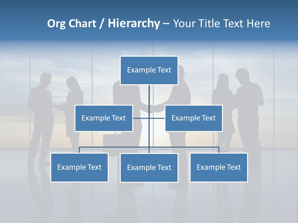Handshake Office Worker Trading PowerPoint Template