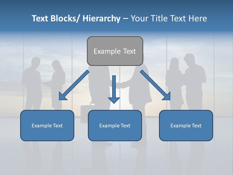 Handshake Office Worker Trading PowerPoint Template