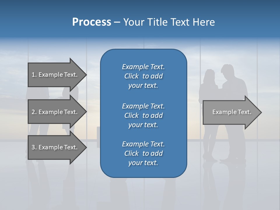 Handshake Office Worker Trading PowerPoint Template