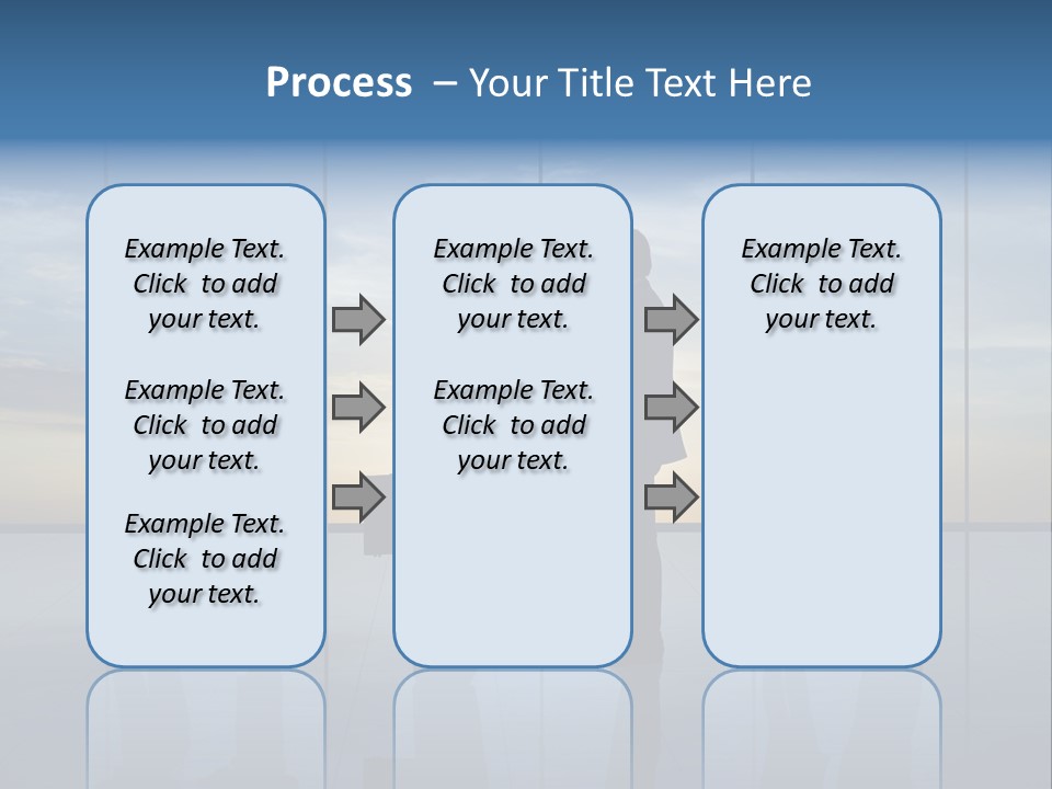 Handshake Office Worker Trading PowerPoint Template