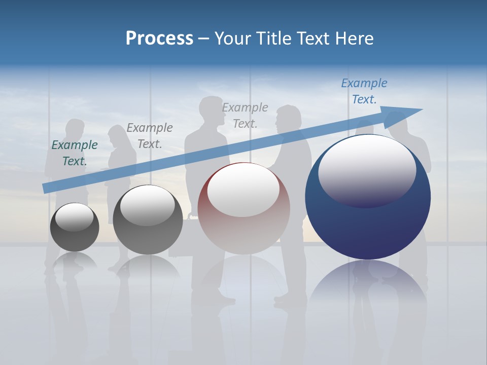 Handshake Office Worker Trading PowerPoint Template