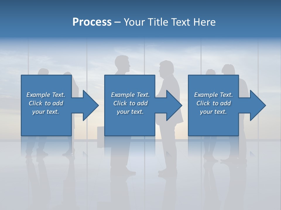 Handshake Office Worker Trading PowerPoint Template