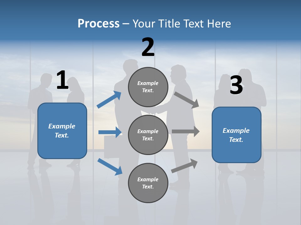 Handshake Office Worker Trading PowerPoint Template