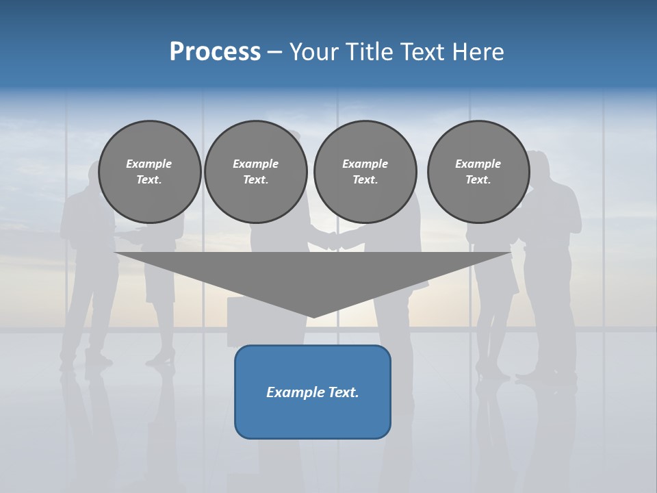 Handshake Office Worker Trading PowerPoint Template