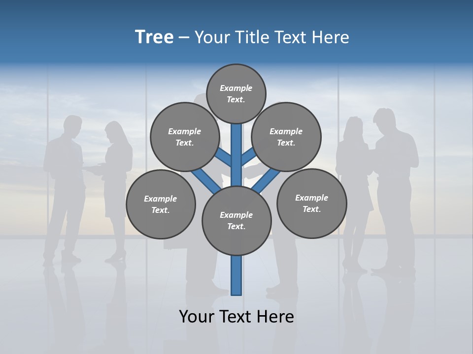 Handshake Office Worker Trading PowerPoint Template