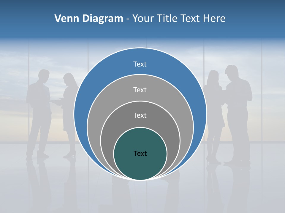 Handshake Office Worker Trading PowerPoint Template