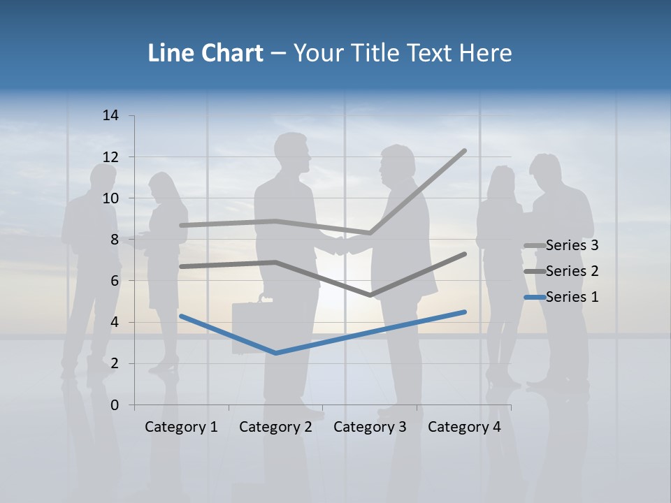 Handshake Office Worker Trading PowerPoint Template