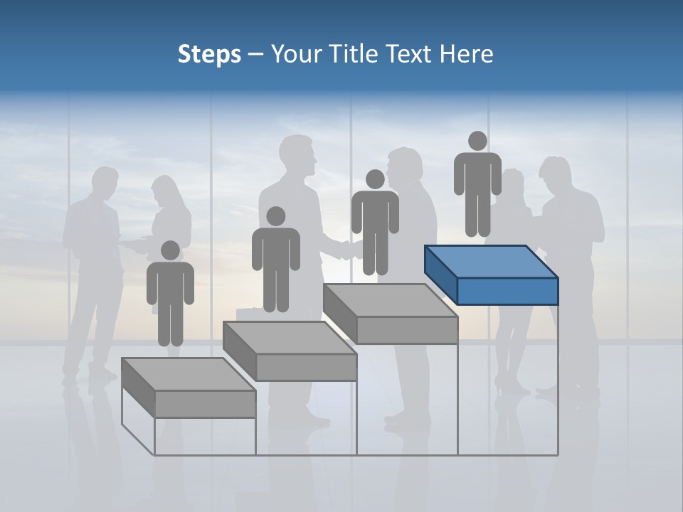Handshake Office Worker Trading PowerPoint Template