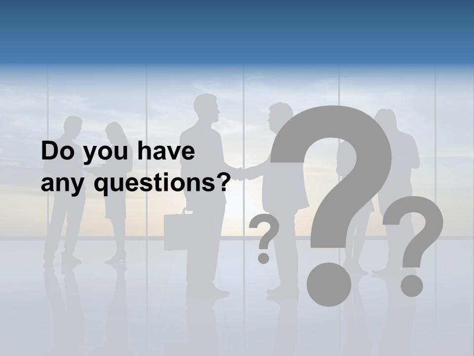 Handshake Office Worker Trading PowerPoint Template