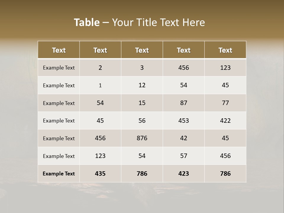 Hairy Nature Animals In The Wild PowerPoint Template