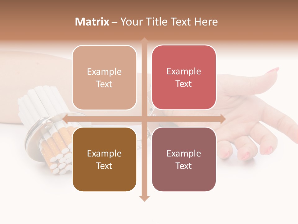 Issues White Smoke PowerPoint Template