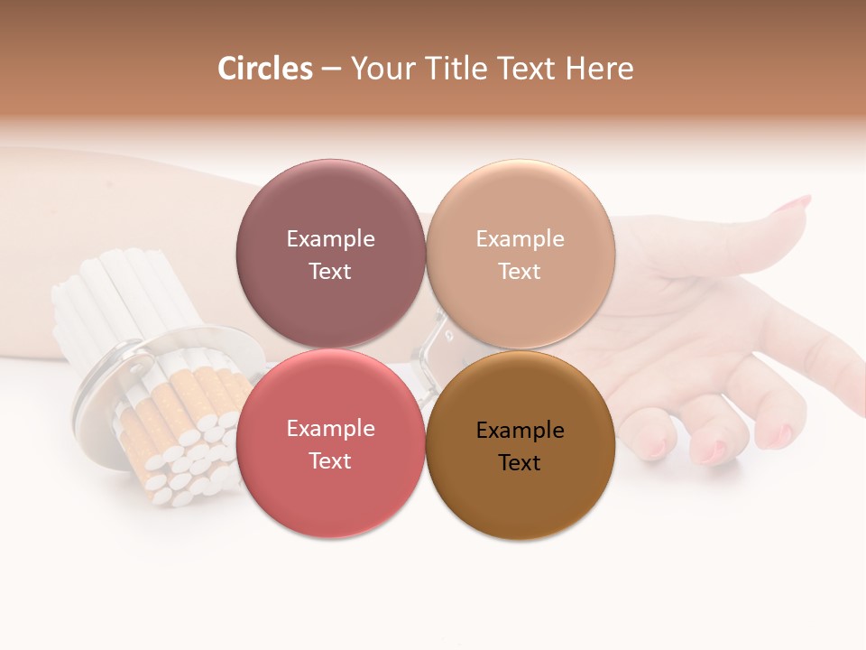 Issues White Smoke PowerPoint Template