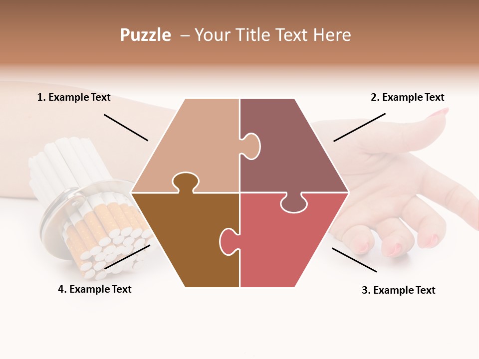 Issues White Smoke PowerPoint Template