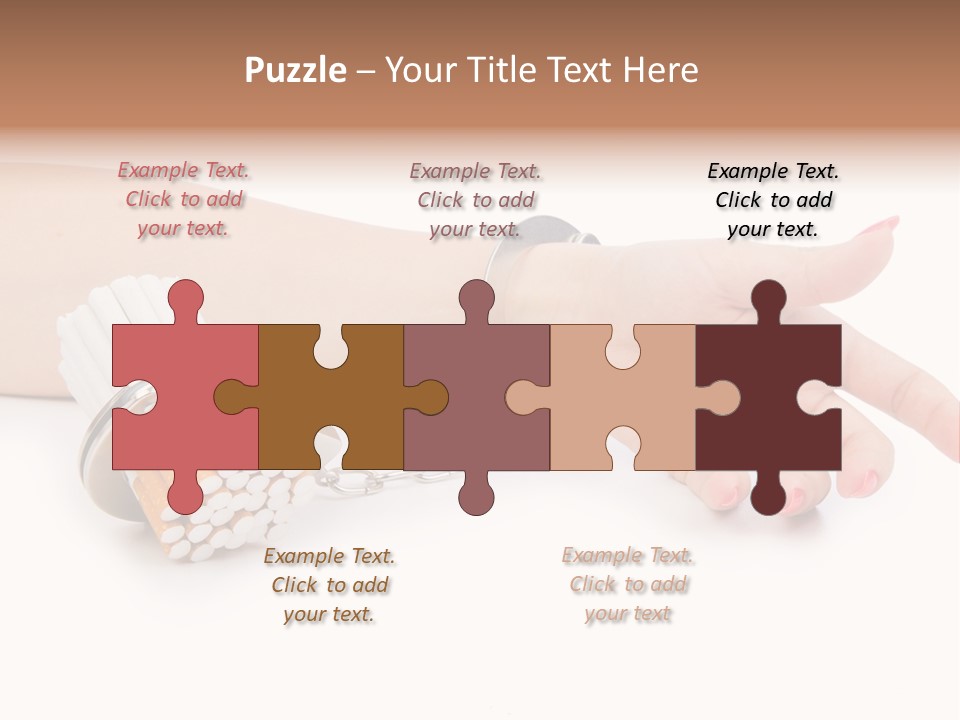 Issues White Smoke PowerPoint Template