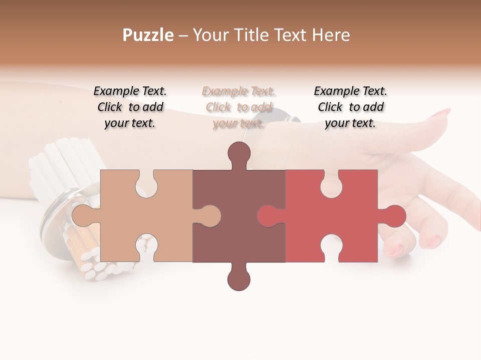 Issues White Smoke PowerPoint Template