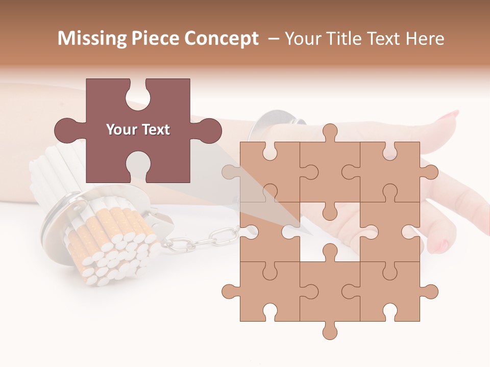 Issues White Smoke PowerPoint Template