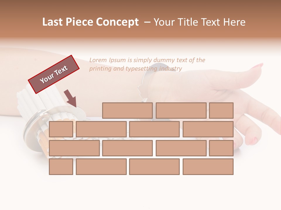 Issues White Smoke PowerPoint Template