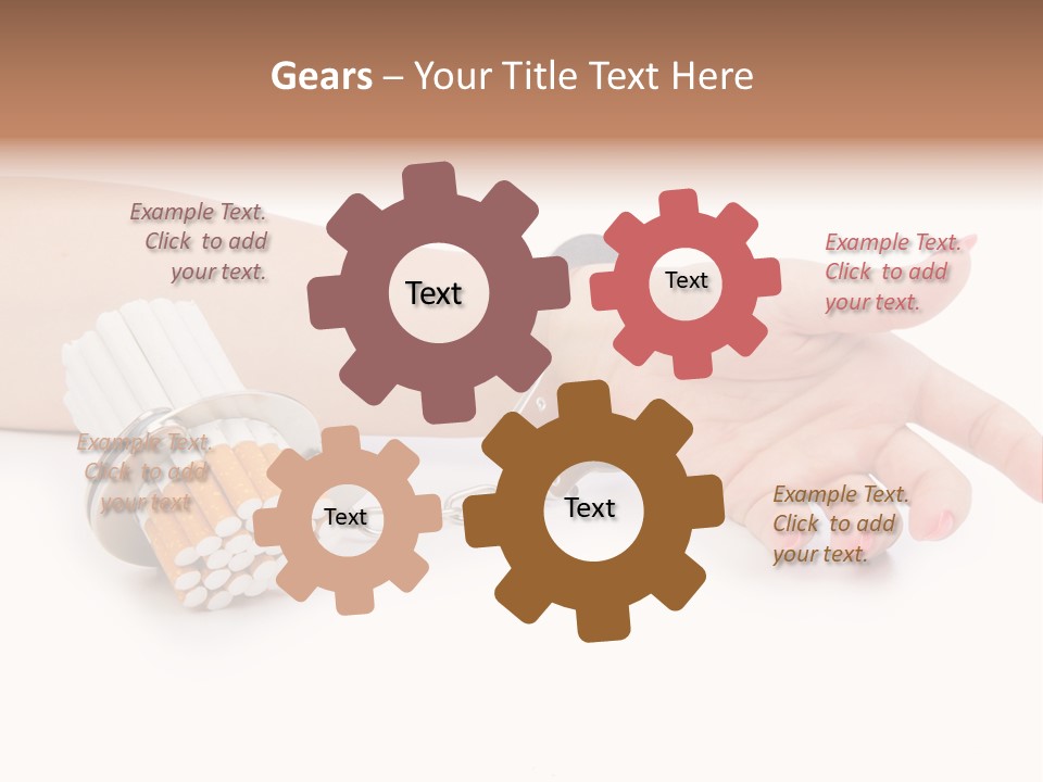 Issues White Smoke PowerPoint Template