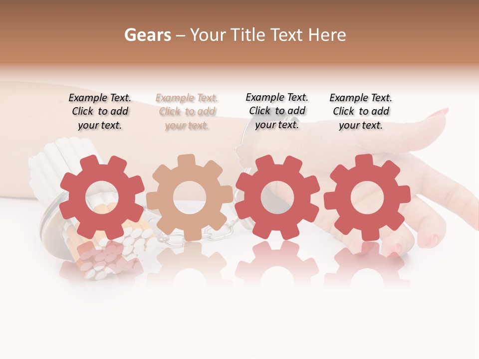 Issues White Smoke PowerPoint Template