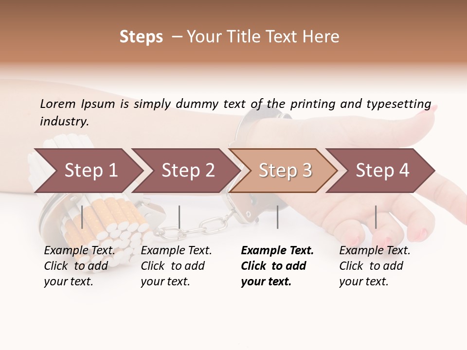 Issues White Smoke PowerPoint Template